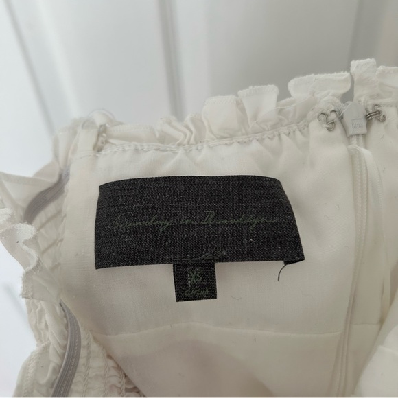 Anthropologie Sunday in Brooklyn White Corset Midi Dress - Picture 7 of 12